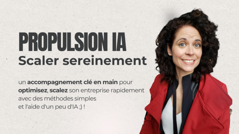 Propulsion IA – Accompagnement pour petite entreprise